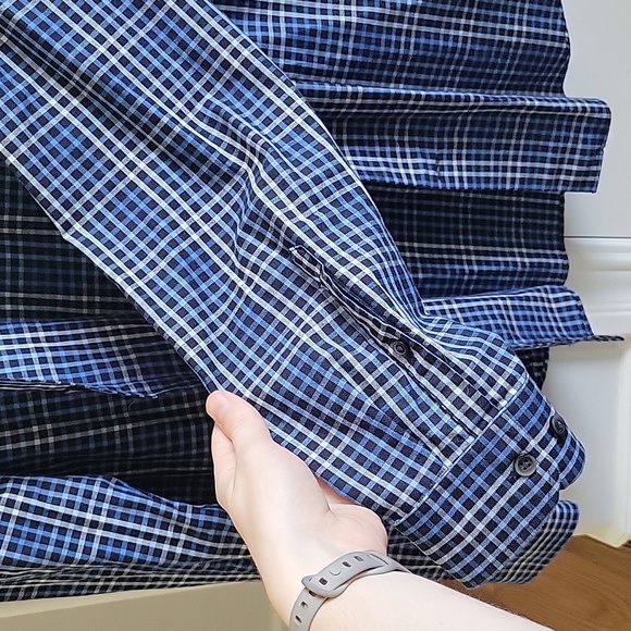 Express Men's dress shirt, small, blue - Picture 4 of 4